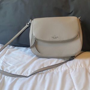 grey kate spade cross body